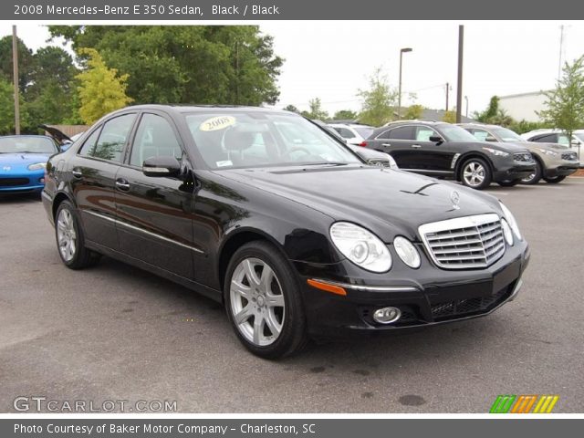 2008 Mercedes-Benz E 350 Sedan in Black