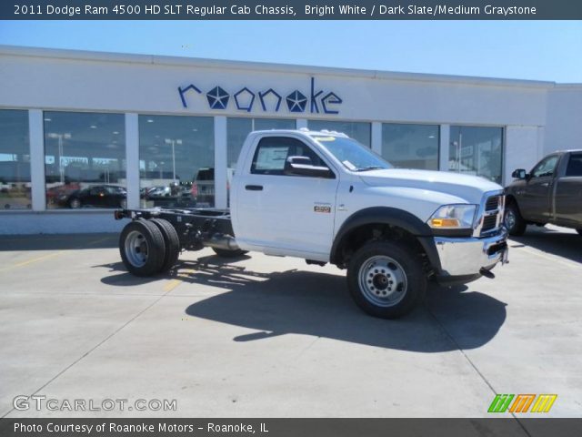 2011 Dodge Ram 4500 HD SLT Regular Cab Chassis in Bright White