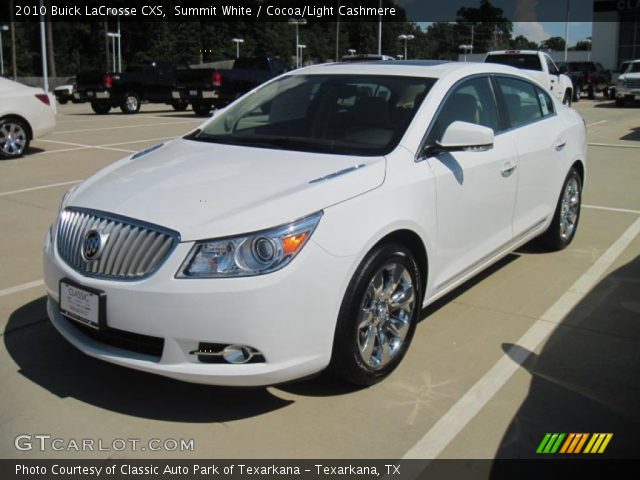 2010 Buick LaCrosse CXS in Summit White