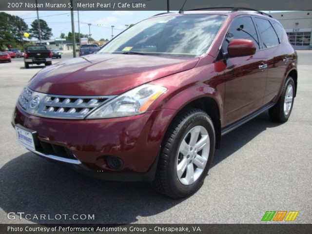 2007 Nissan Murano S in Merlot Pearl