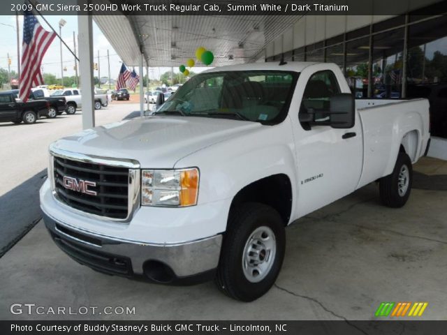 2009 GMC Sierra 2500HD Work Truck Regular Cab in Summit White