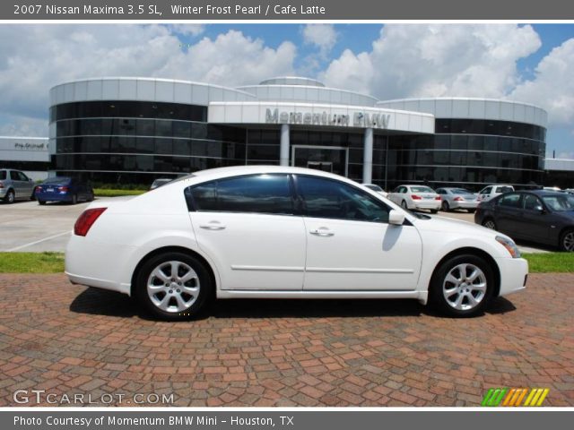 2007 Nissan Maxima 3.5 SL in Winter Frost Pearl