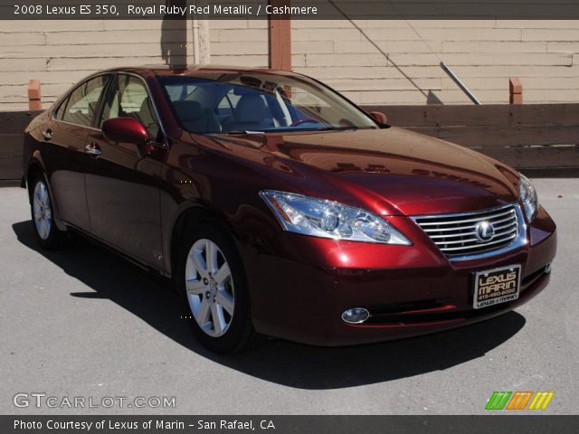 2008 Lexus ES 350 in Royal Ruby Red Metallic