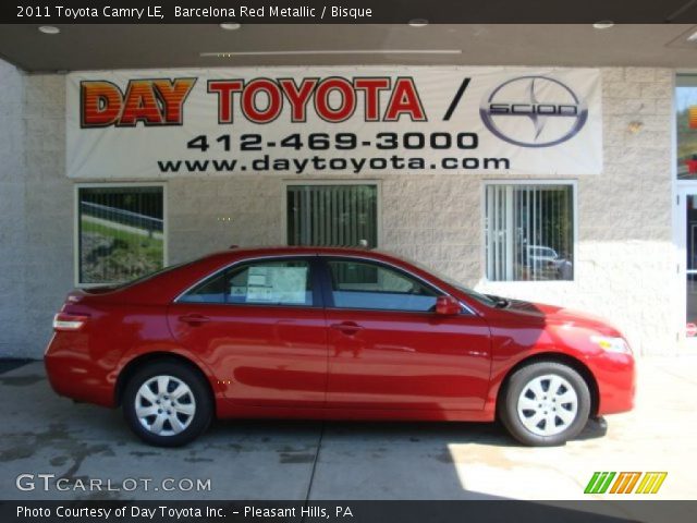 2011 Toyota Camry LE in Barcelona Red Metallic
