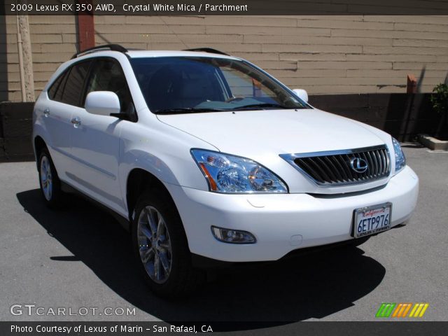 2009 Lexus RX 350 AWD in Crystal White Mica