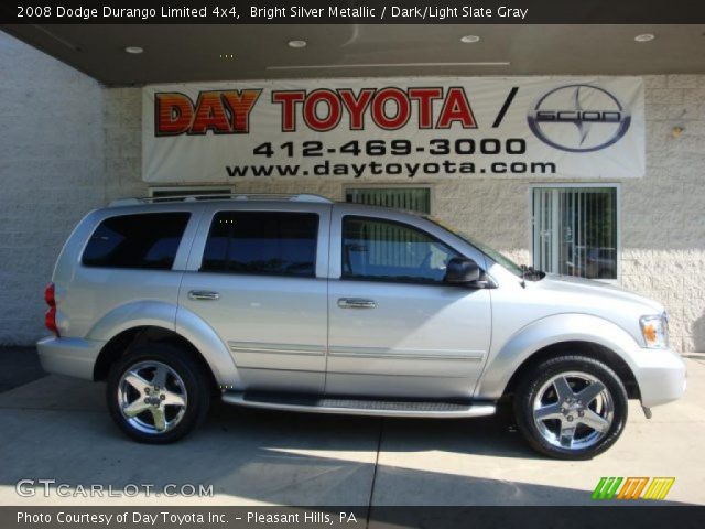 2008 Dodge Durango Limited 4x4 in Bright Silver Metallic