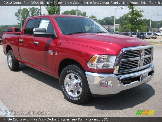 2010 Dodge Ram 3500 Big Horn Edition Crew Cab in Inferno Red Crystal Pearl
