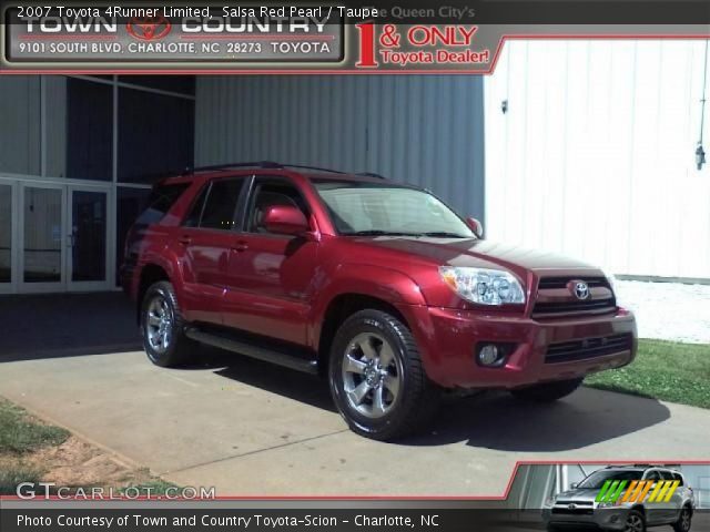 2007 Toyota 4Runner Limited in Salsa Red Pearl