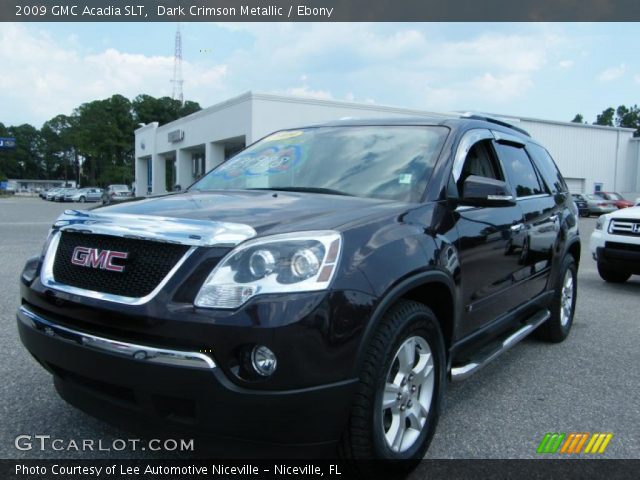 2009 GMC Acadia SLT in Dark Crimson Metallic