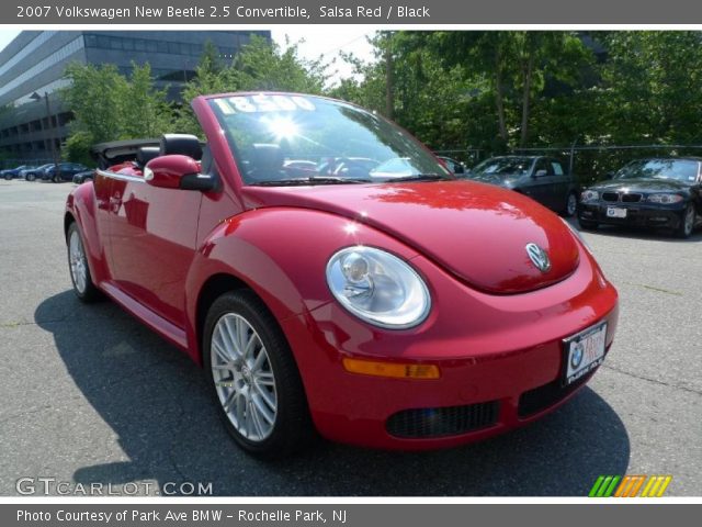 2007 Volkswagen New Beetle 2.5 Convertible in Salsa Red