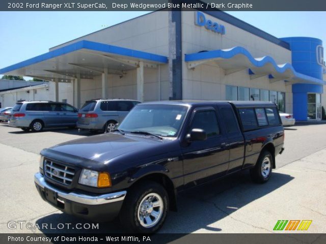 2002 Ford Ranger XLT SuperCab in Deep Wedgewood Blue Metallic