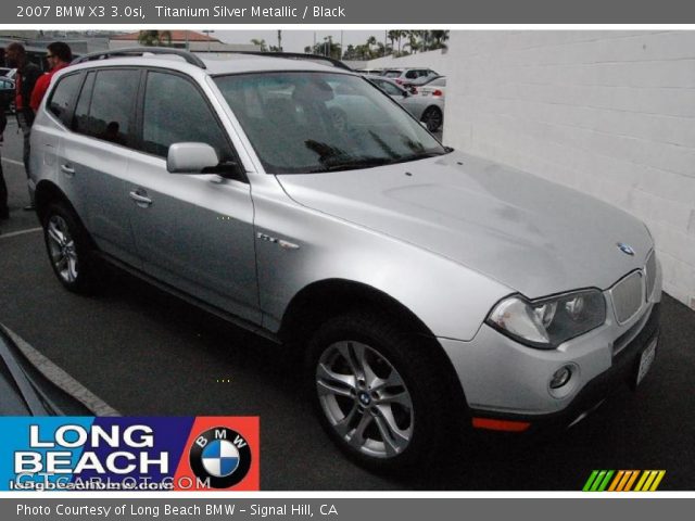 2007 BMW X3 3.0si in Titanium Silver Metallic