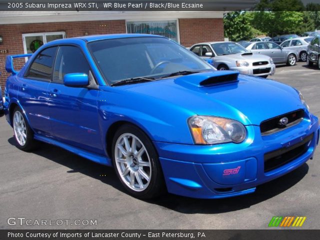 2005 Subaru Impreza WRX STi in WR Blue Pearl