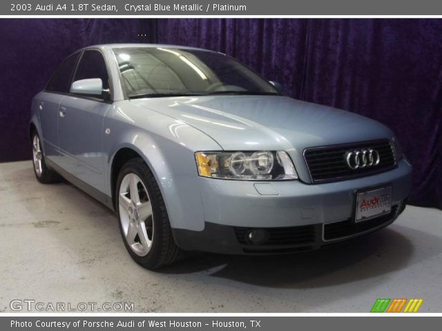 2003 Audi A4 1.8T Sedan in Crystal Blue Metallic