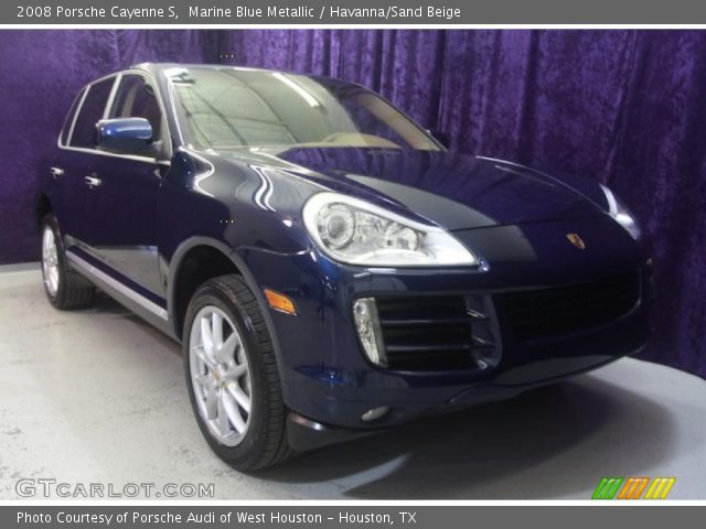 2008 Porsche Cayenne S in Marine Blue Metallic