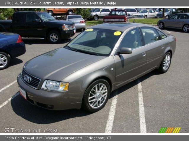 2003 Audi A6 2.7T quattro Sedan in Alpaka Beige Metallic