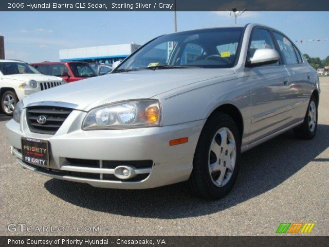 2006 Hyundai Elantra GLS Sedan in Sterling Silver