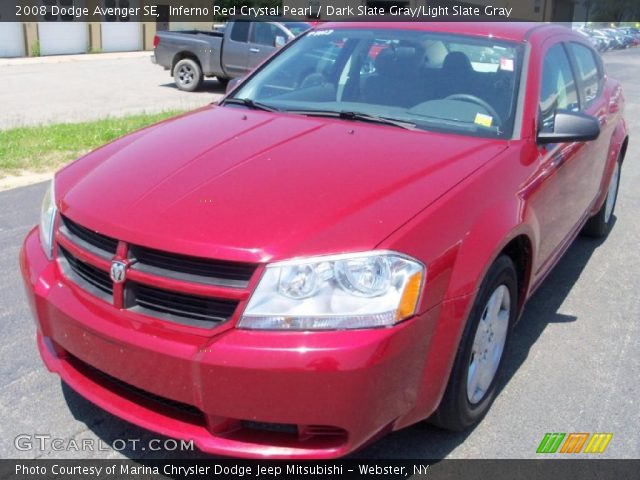 2008 Dodge Avenger SE in Inferno Red Crystal Pearl