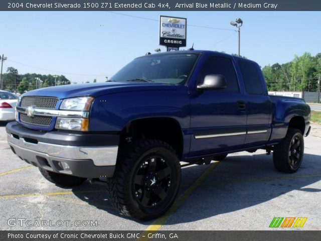 2004 Chevrolet Silverado 1500 Z71 Extended Cab 4x4 in Arrival Blue Metallic