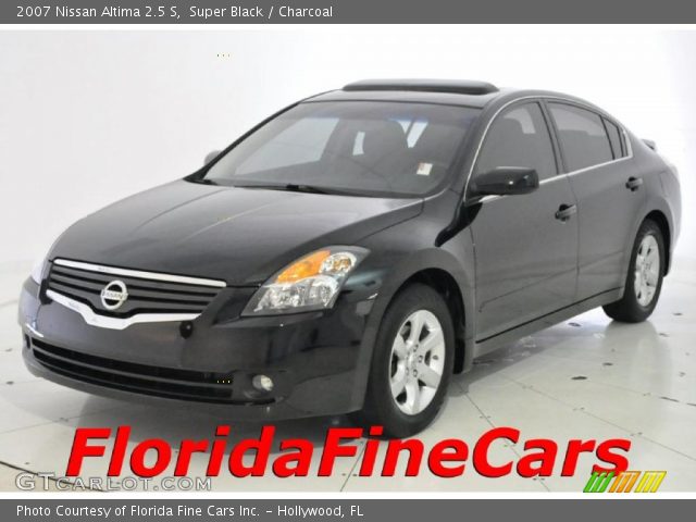 2007 Nissan Altima 2.5 S in Super Black