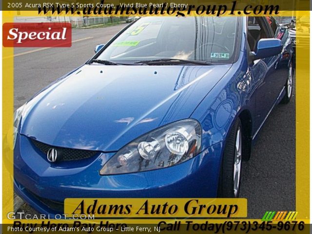 2005 Acura RSX Type S Sports Coupe in Vivid Blue Pearl