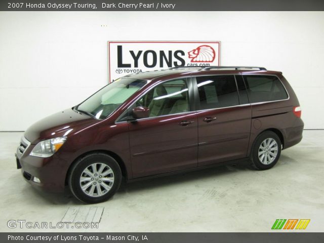 2007 Honda Odyssey Touring in Dark Cherry Pearl