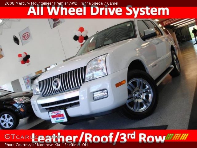 2008 Mercury Mountaineer Premier AWD in White Suede