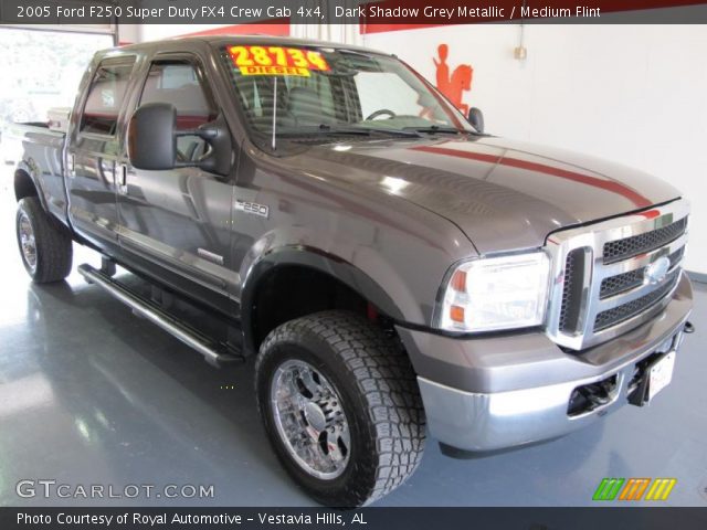 2005 Ford F250 Super Duty FX4 Crew Cab 4x4 in Dark Shadow Grey Metallic