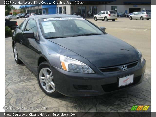 2007 Honda Accord EX-L Coupe in Graphite Pearl