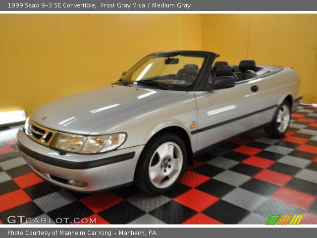 1999 Saab 9-3 SE Convertible in Frost Gray Mica
