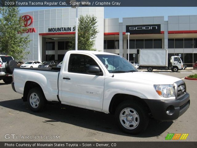 2009 Toyota Tacoma Regular Cab in Super White