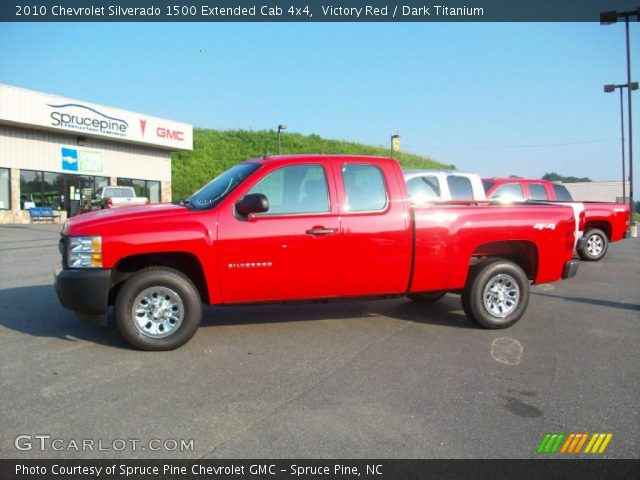 2010 Chevrolet Silverado 1500 Extended Cab 4x4 in Victory Red