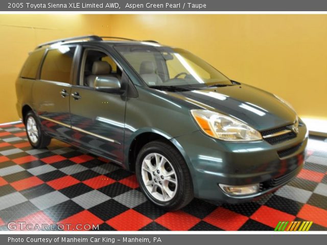 2005 Toyota Sienna XLE Limited AWD in Aspen Green Pearl