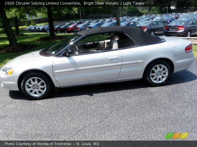 2006 Chrysler Sebring Limited Convertible in Bright Silver Metallic