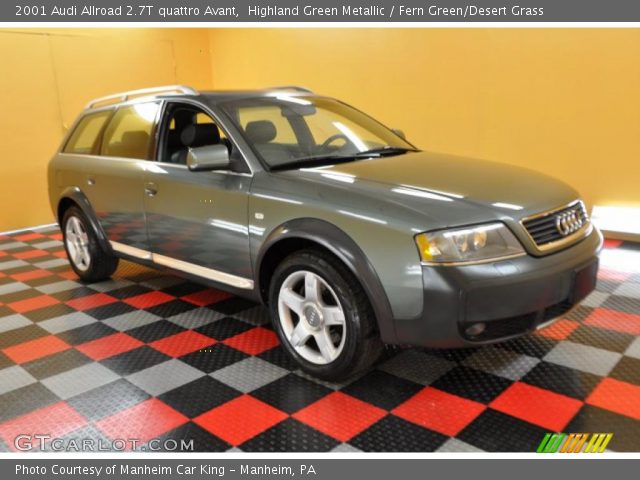 2001 Audi Allroad 2.7T quattro Avant in Highland Green Metallic