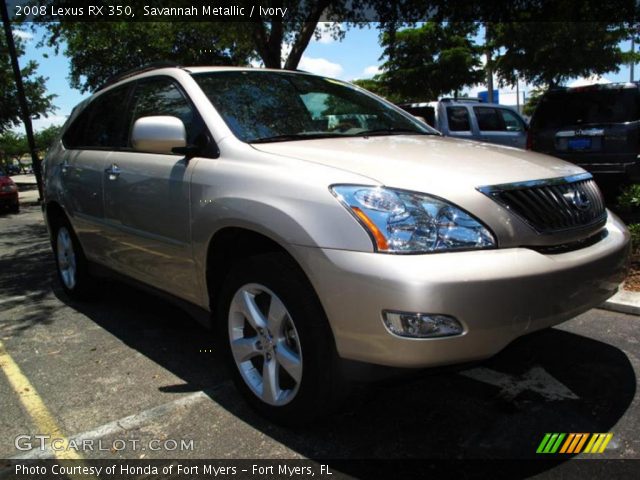2008 Lexus RX 350 in Savannah Metallic