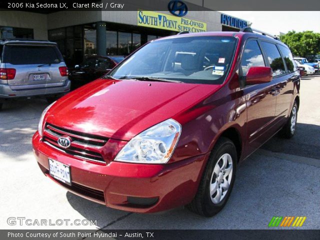 2006 Kia Sedona LX in Claret Red