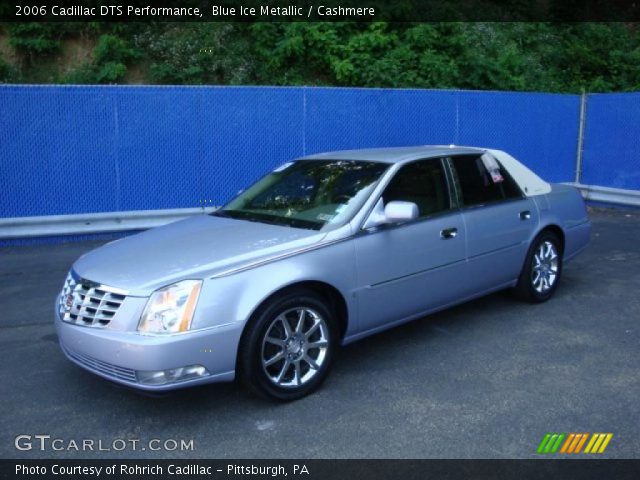 2006 Cadillac DTS Performance in Blue Ice Metallic