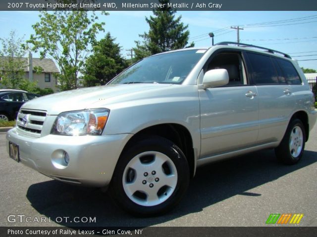 2007 Toyota Highlander Limited 4WD in Millenium Silver Metallic