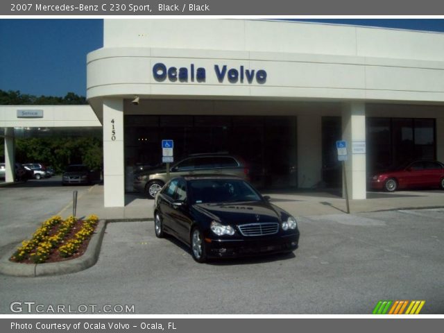 2007 Mercedes-Benz C 230 Sport in Black