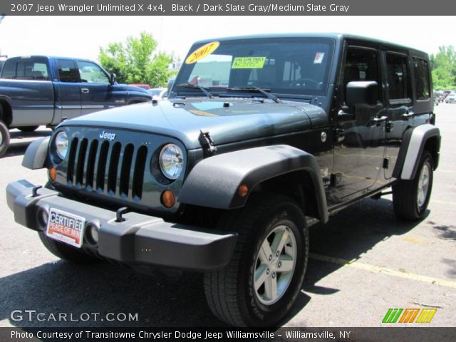 2007 Jeep Wrangler Unlimited X 4x4 in Black