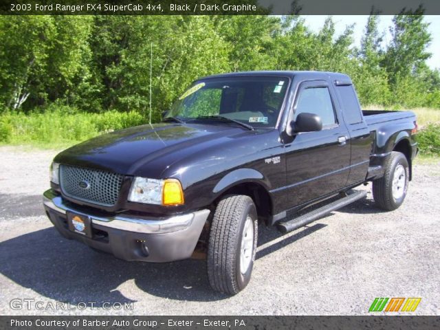 2003 Ford Ranger FX4 SuperCab 4x4 in Black