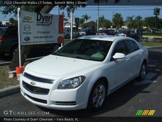 2010 Chevrolet Malibu LT Sedan in Summit White