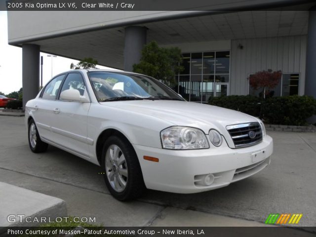 2005 Kia Optima LX V6 in Clear White