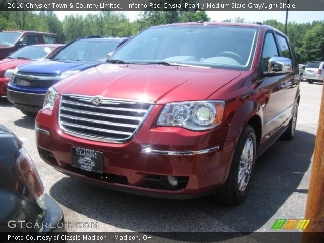 2010 Chrysler Town & Country Limited in Inferno Red Crystal Pearl