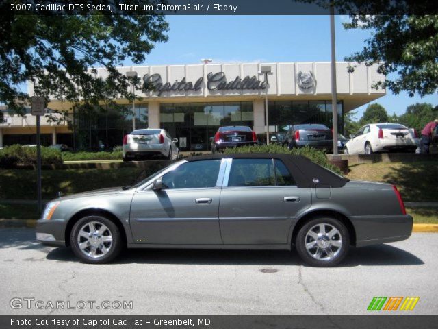2007 Cadillac DTS Sedan in Titanium ChromaFlair