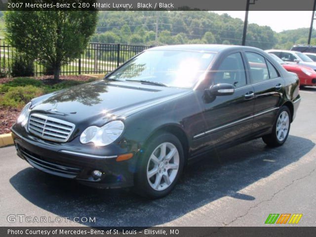 2007 Mercedes-Benz C 280 4Matic Luxury in Black