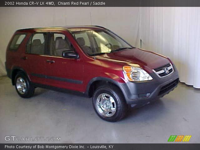 2002 Honda CR-V LX 4WD in Chianti Red Pearl