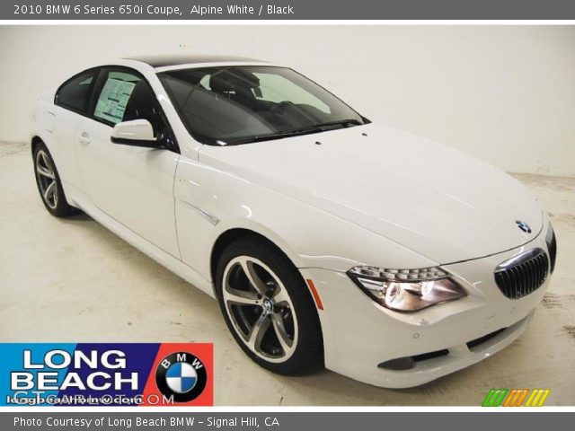 2010 BMW 6 Series 650i Coupe in Alpine White