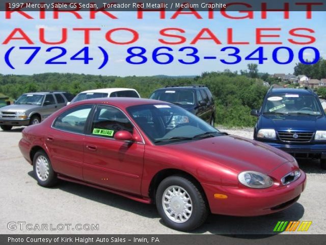 1997 Mercury Sable GS Sedan in Toreador Red Metallic